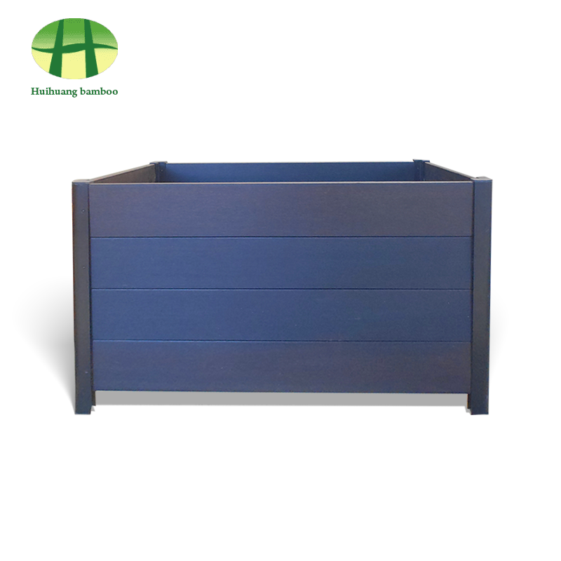 Udendørs vejrbestandig plantekasse i bambus i komposit træ Udendørs vejrbestandig plantekasse i bambus i komposit træ