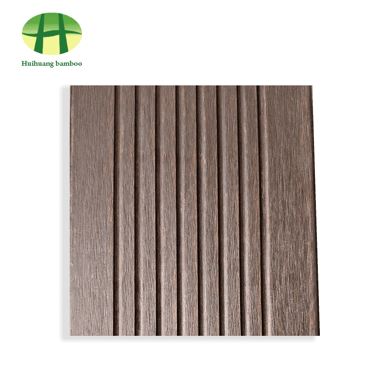 Stort bølgebambusgulv