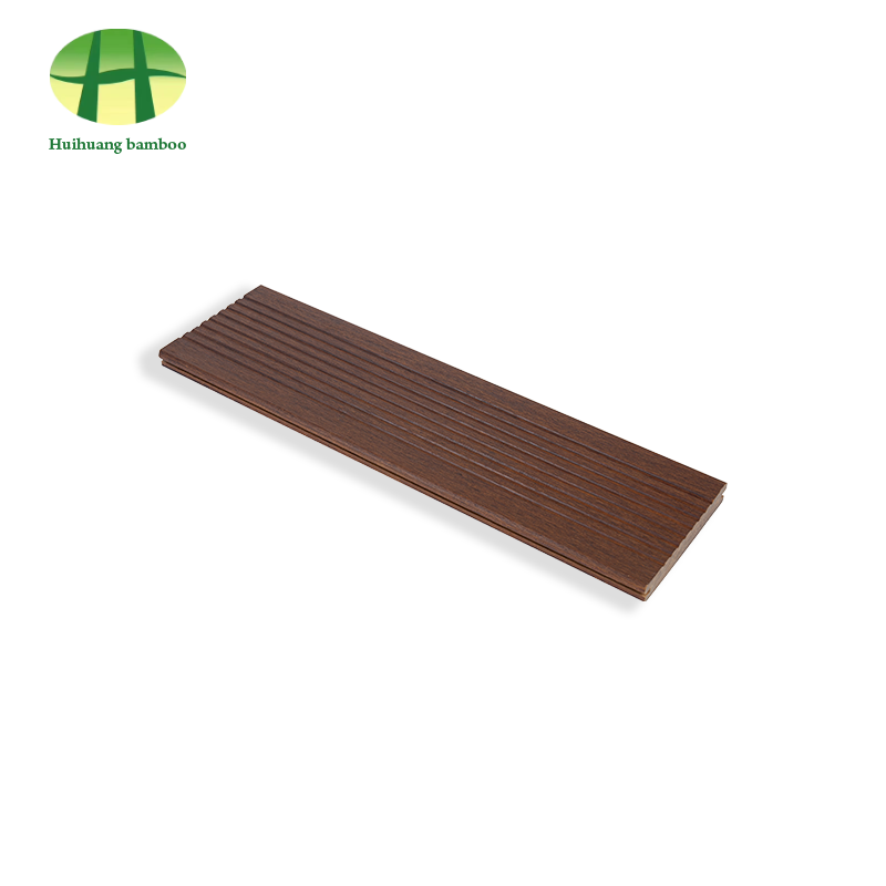 Kaffefarvet bambusgulv