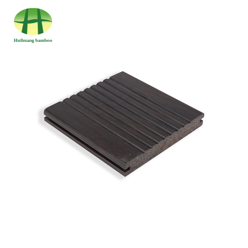 Stort bølgebambusgulv